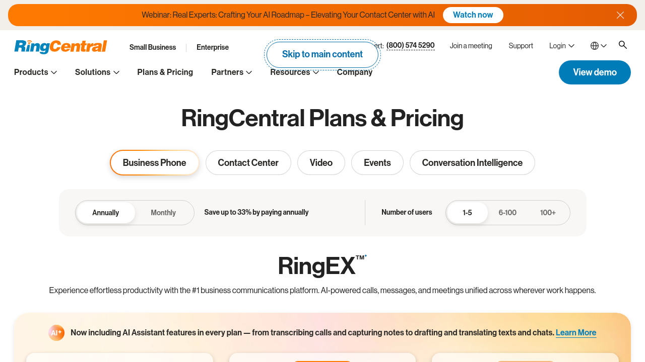 RingCentral Contact Center